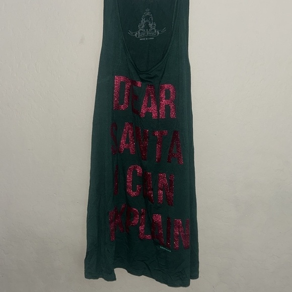 Women's Holiday Tank top! "Dear Santa I Can Explain" - Picture 1 of 4